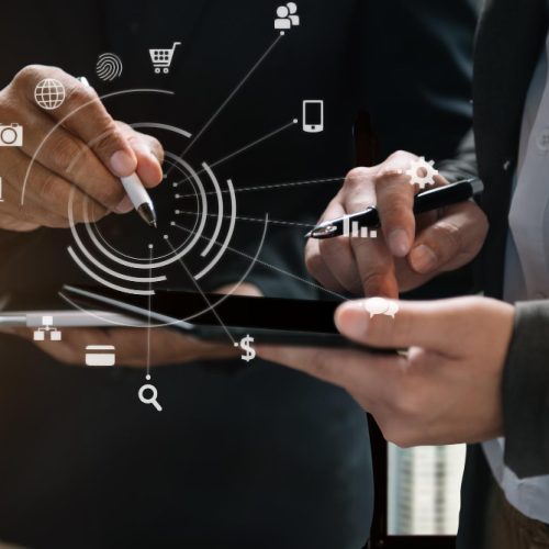 digital-marketing-media-virtual-icon-globe-shape-business-team-open-his-hand-working-touch-screen-tablet